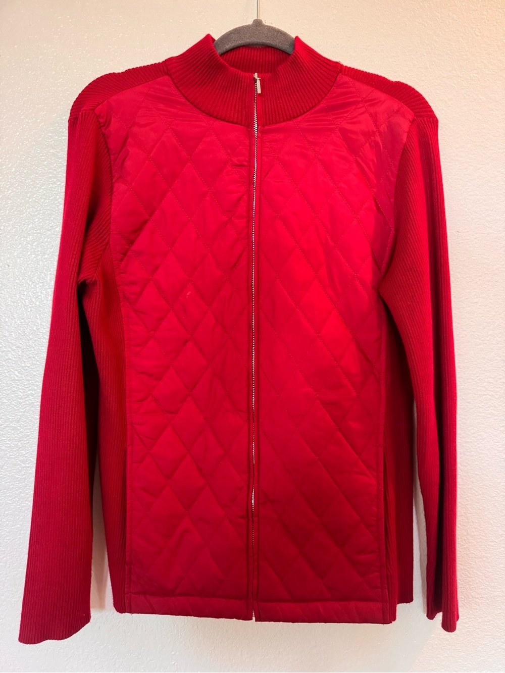 Women’s L Sweater Jacket Career Comfort Travel Classic Winter